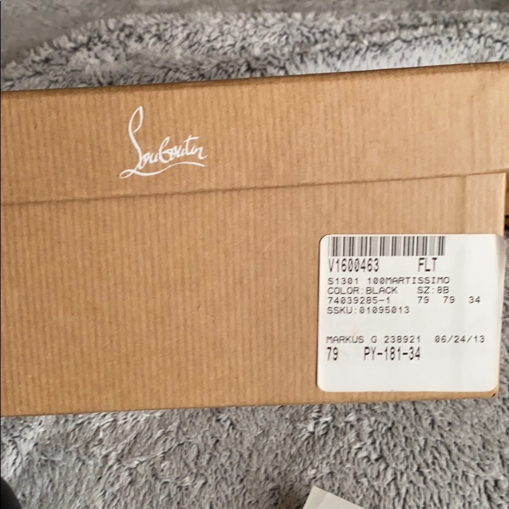 Christian Loubitons openside Bootie US size 8(38) - Picture 5 of 8